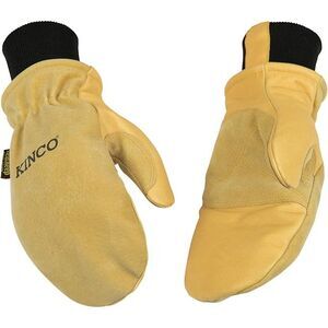 Kinco Premium Leather Work Gloves w/ Nikwax Waterproof Wax, Pigskin - Size Large